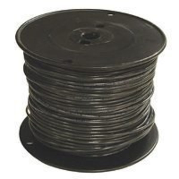 Southwire Southwire 12BK-SOLX500 Solid Building Wire, 12 AWG, 500 ft L, Black Nylon Sheath 12BK-SOLX500